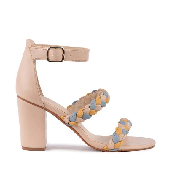 NEW Seychelles BC Wanna Be Heels in Blush Multi Size 8.5 - Picture 3 of 12